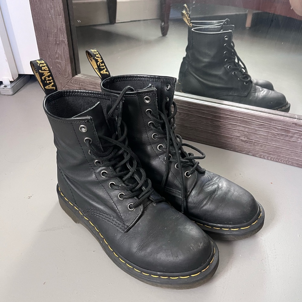 Dr. Martens Black Lace Up Boots